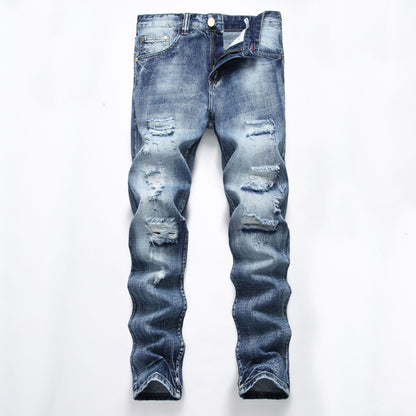 Mens Straight Fit Denim Jeans