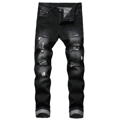 Mens Straight Fit Denim Jeans