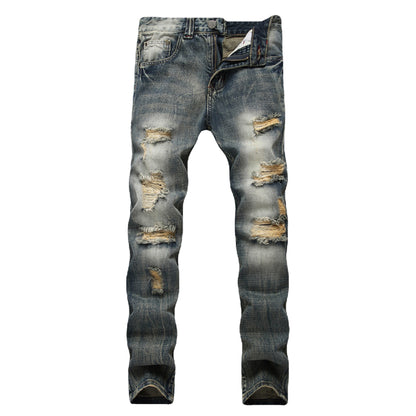 Mens Straight Fit Denim Jeans