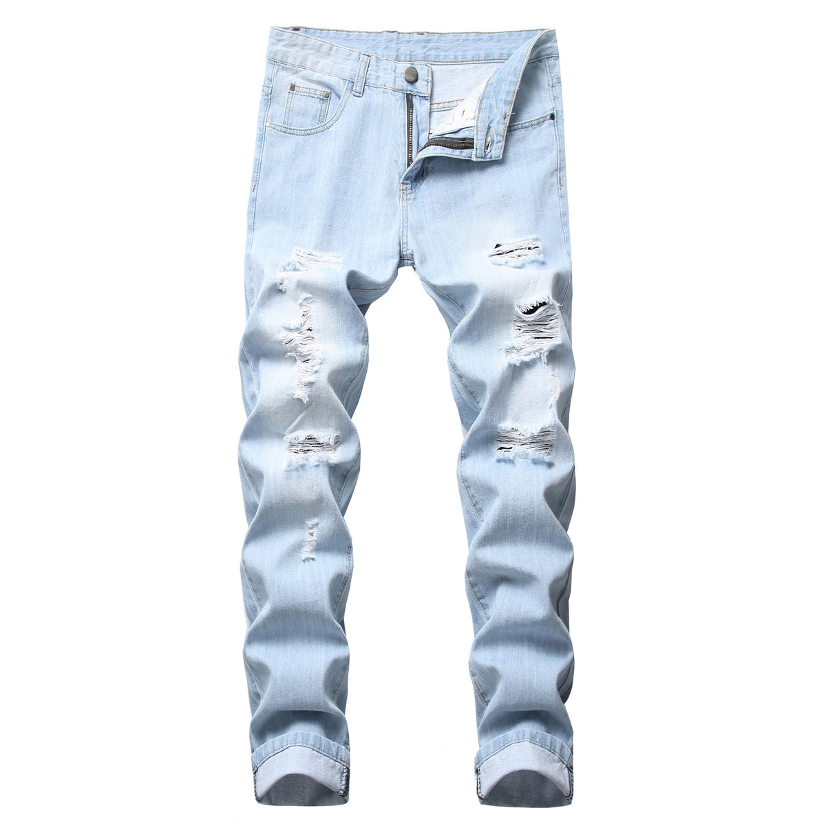 Mens Straight Fit Denim Jeans