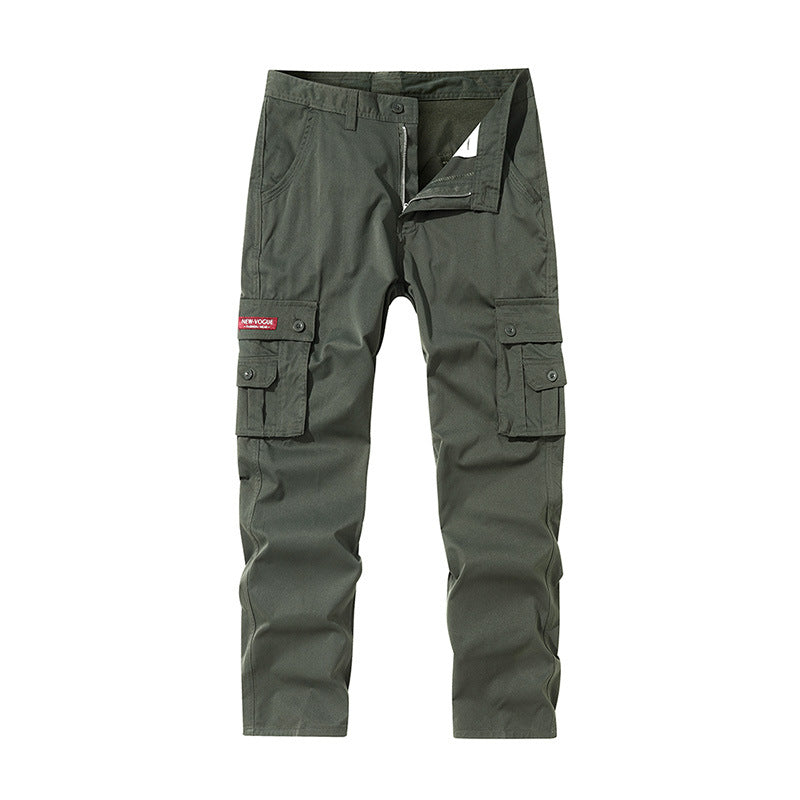 Mens Straight Leg Cargo Pants