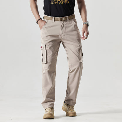 Mens Straight Leg Cargo Pants