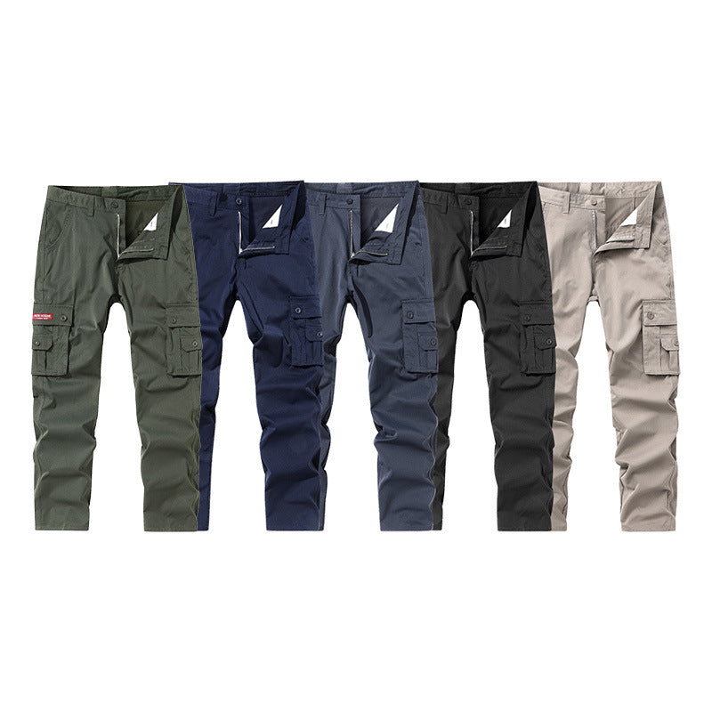 Mens Straight Leg Cargo Pants