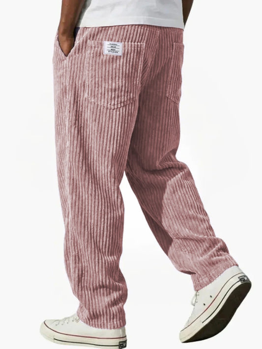 Mens Straight Leg Casual Pants