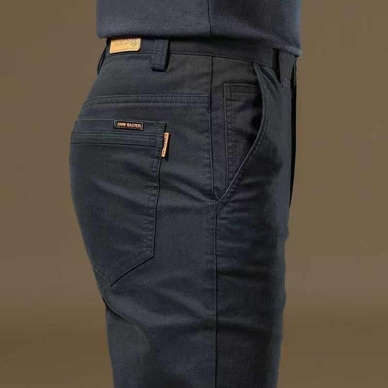 Mens Straight Leg Casual Pants