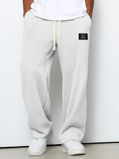 Mens Straight Leg Casual Pants