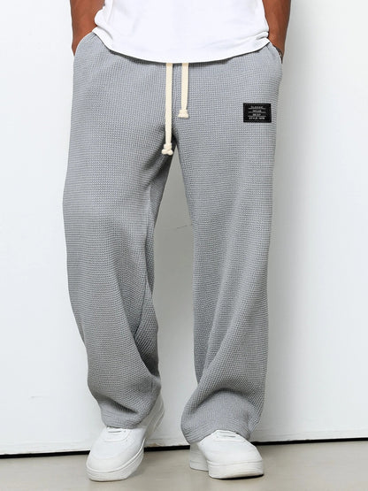 Mens Straight Leg Casual Pants