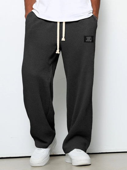 Mens Straight Leg Casual Pants