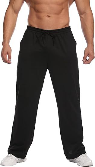 Mens Straight Leg Casual Sweatpants