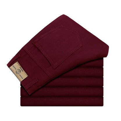 Mens Straight Leg Cotton Chinos