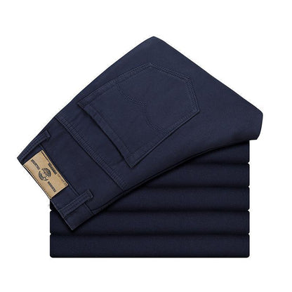Mens Straight Leg Cotton Chinos