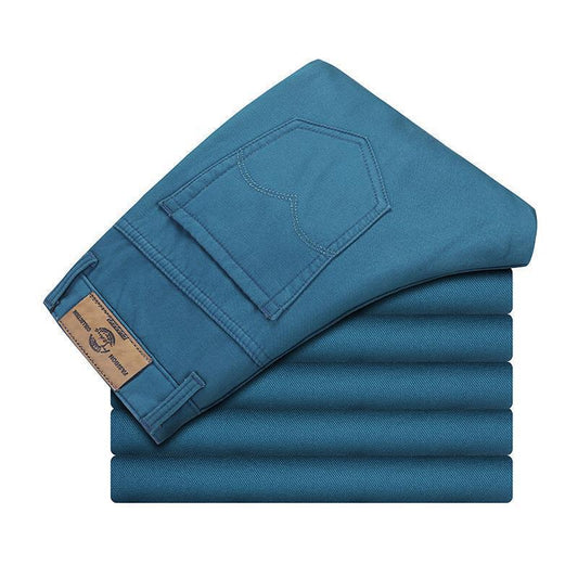 Mens Straight Leg Cotton Chinos