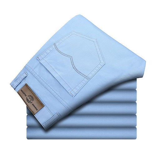 Mens Straight Leg Cotton Chinos