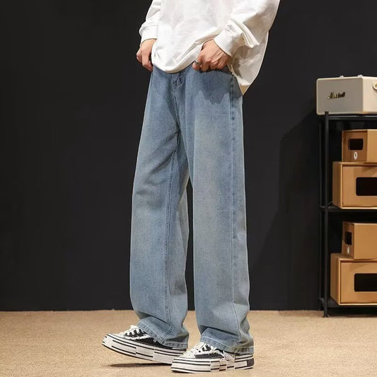 Mens Straight Leg Denim Pants