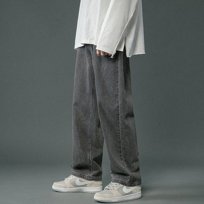 Mens Straight Leg Denim Pants