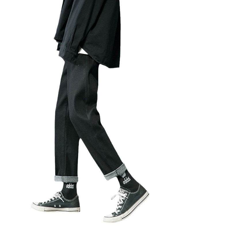 Mens Straight Leg Denim Pants