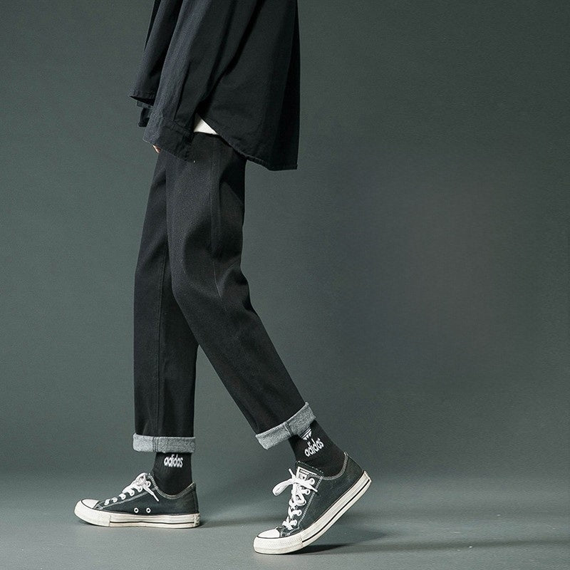 Mens Straight Leg Denim Pants