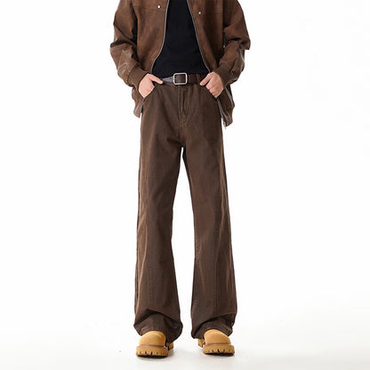 Mens Straight Leg Denim Pants