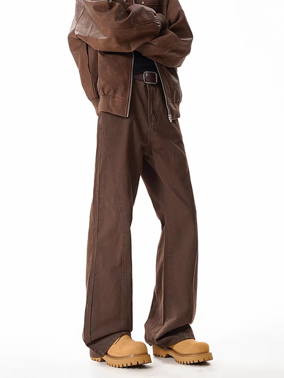 Mens Straight Leg Denim Pants