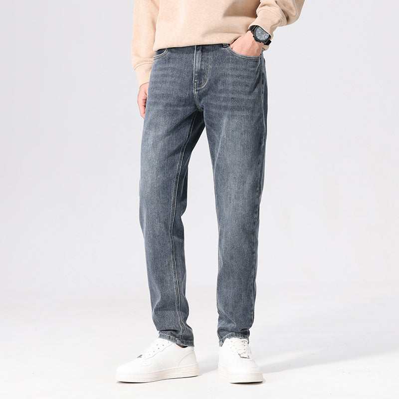 Mens Straight Leg Denim Pants