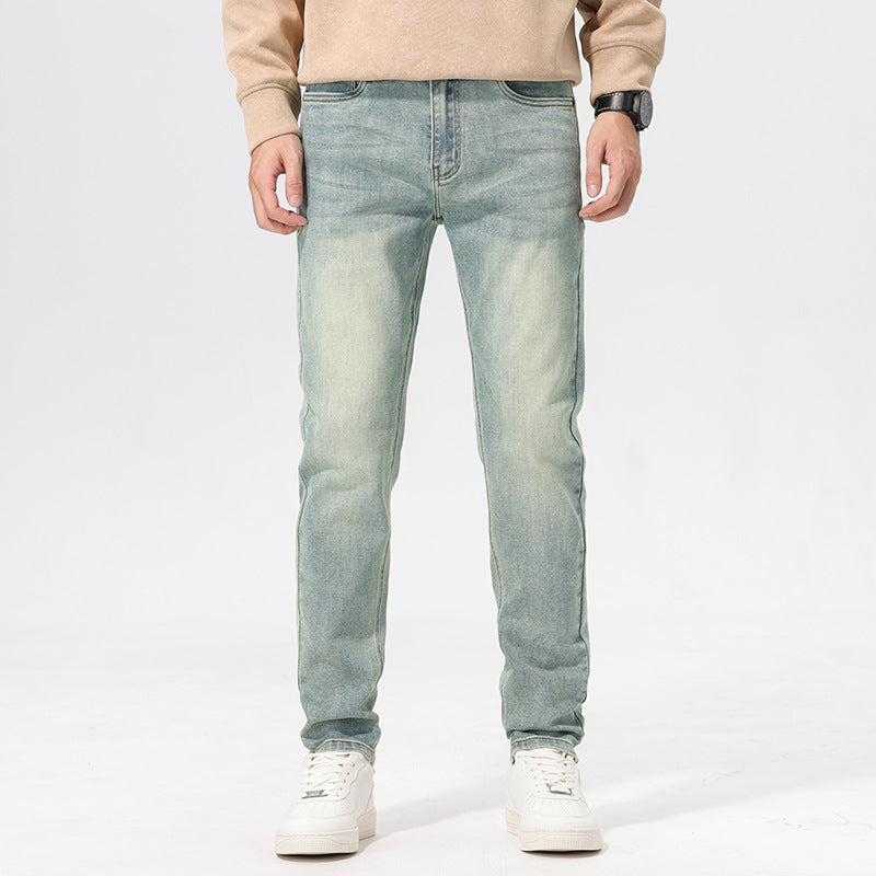 Mens Straight Leg Denim Pants