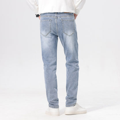 Mens Straight Leg Denim Pants