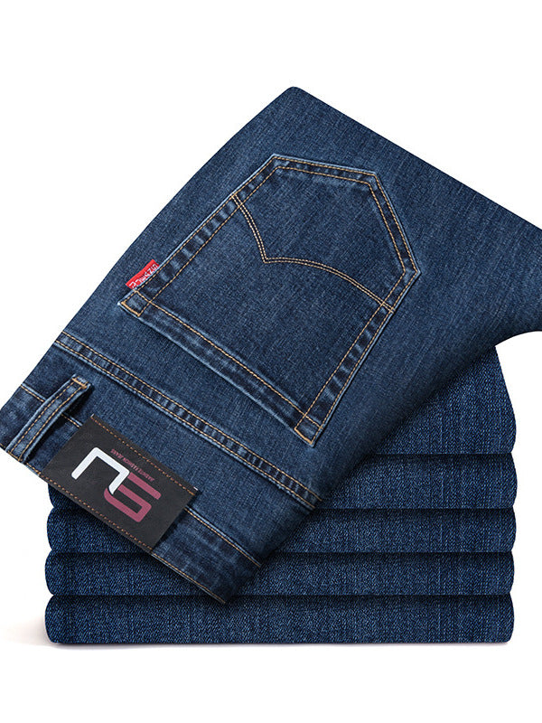 Mens Straight Leg Stretch Casual Jeans