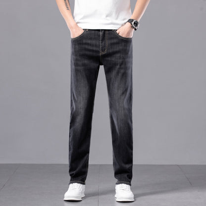 Mens Straight Leg Stretch Casual Jeans
