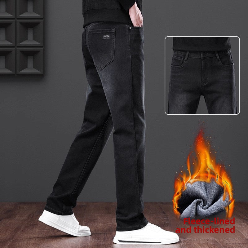 Mens Straight Leg Stretch Jeans