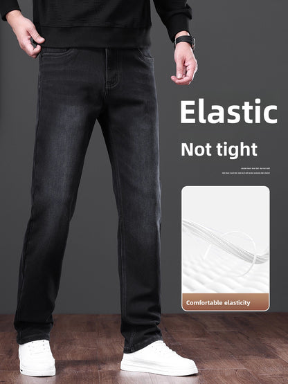 Mens Straight Leg Stretch Jeans