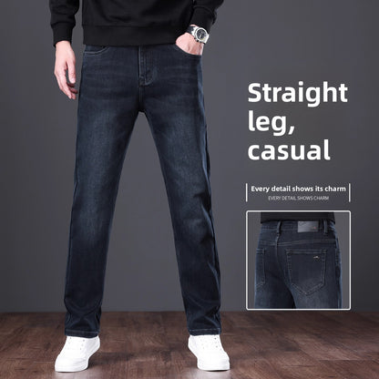 Mens Straight Leg Stretch Jeans
