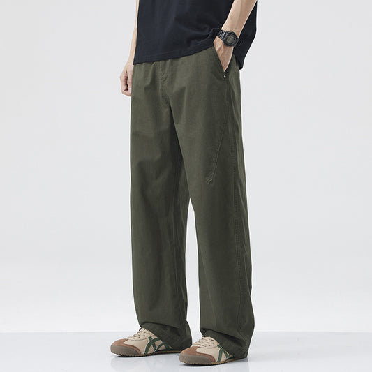 Mens Straight Leg Work Casual Pants