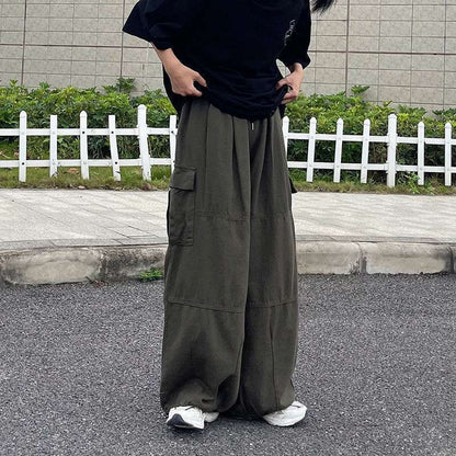 Mens Streetwear Casual Cargo Pants