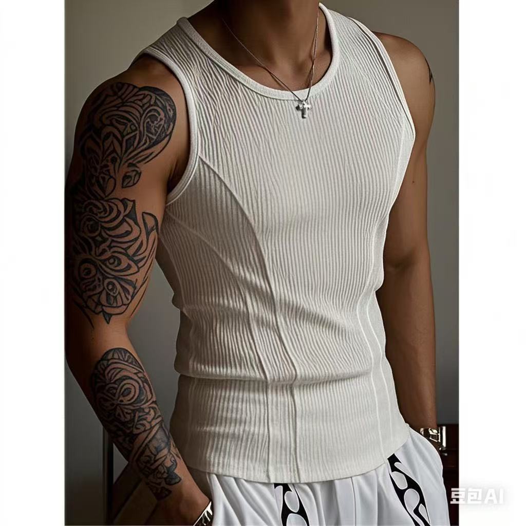 Mens Stretch Fitness Tank Top