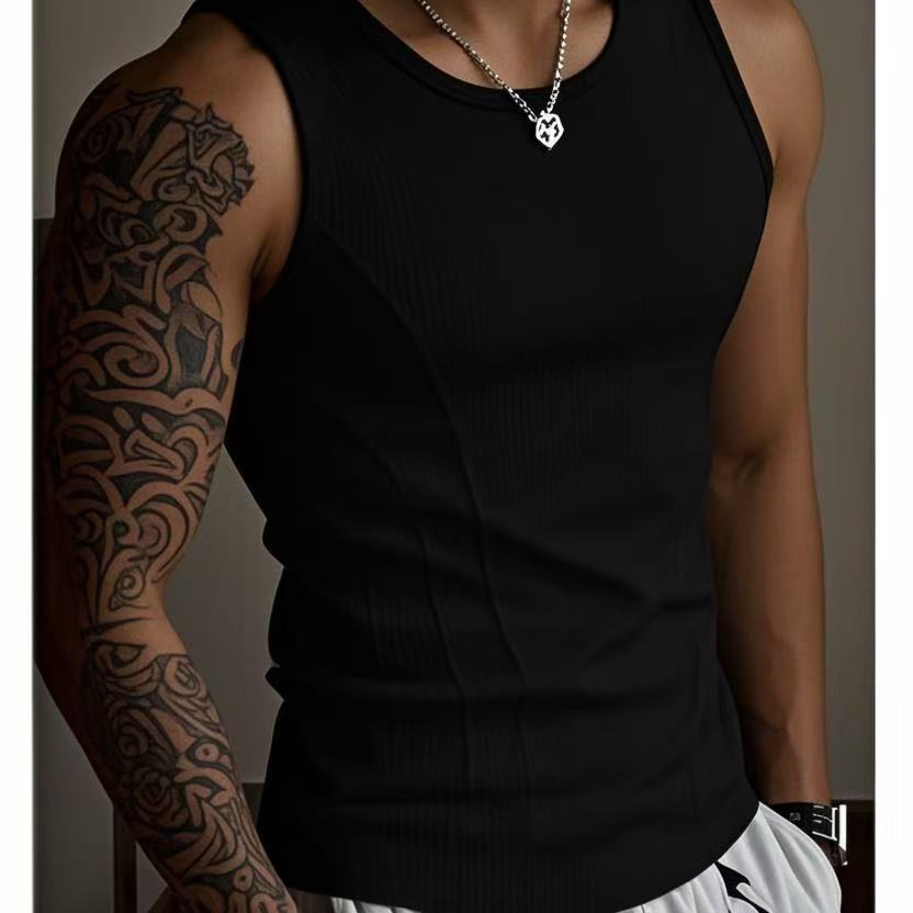Mens Stretch Fitness Tank Top