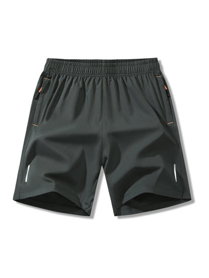 Mens Stripe Print Casual Shorts
