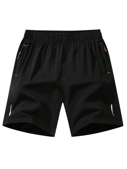 Mens Stripe Print Casual Shorts