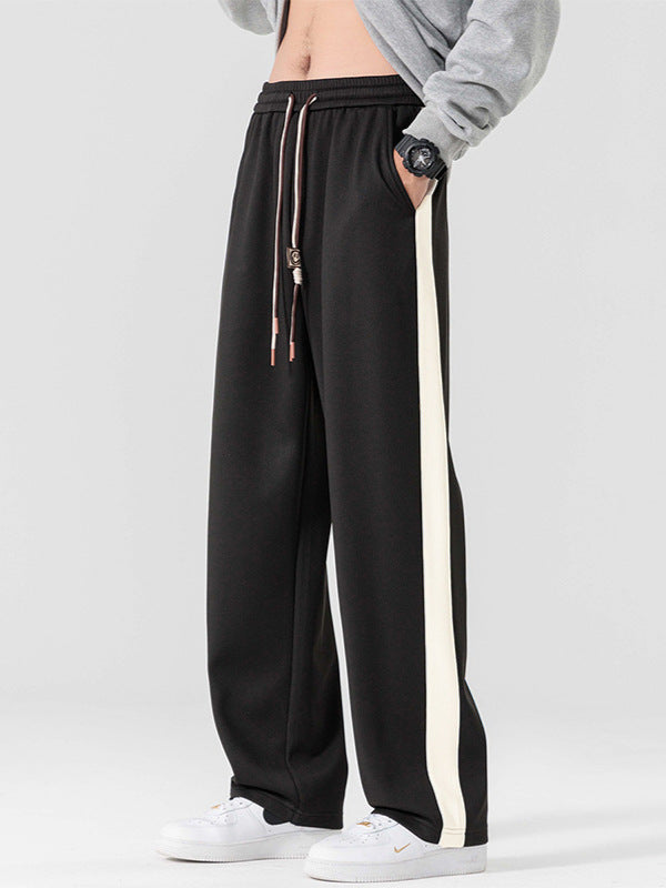 Mens Striped Casual Sweatpants