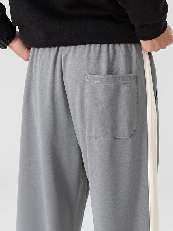 Mens Striped Casual Sweatpants