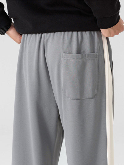 Mens Striped Casual Sweatpants