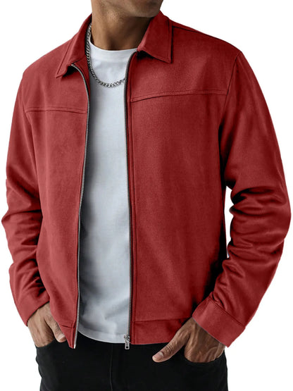 Mens Suede Casual Jacket