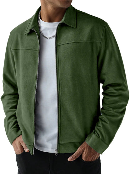 Mens Suede Casual Jacket