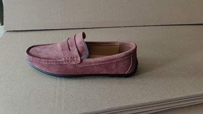 Mens Suede Driving Casual Shoes
