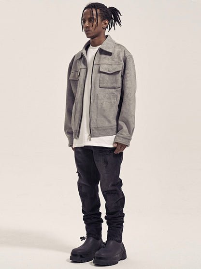 Mens Suede Jacket