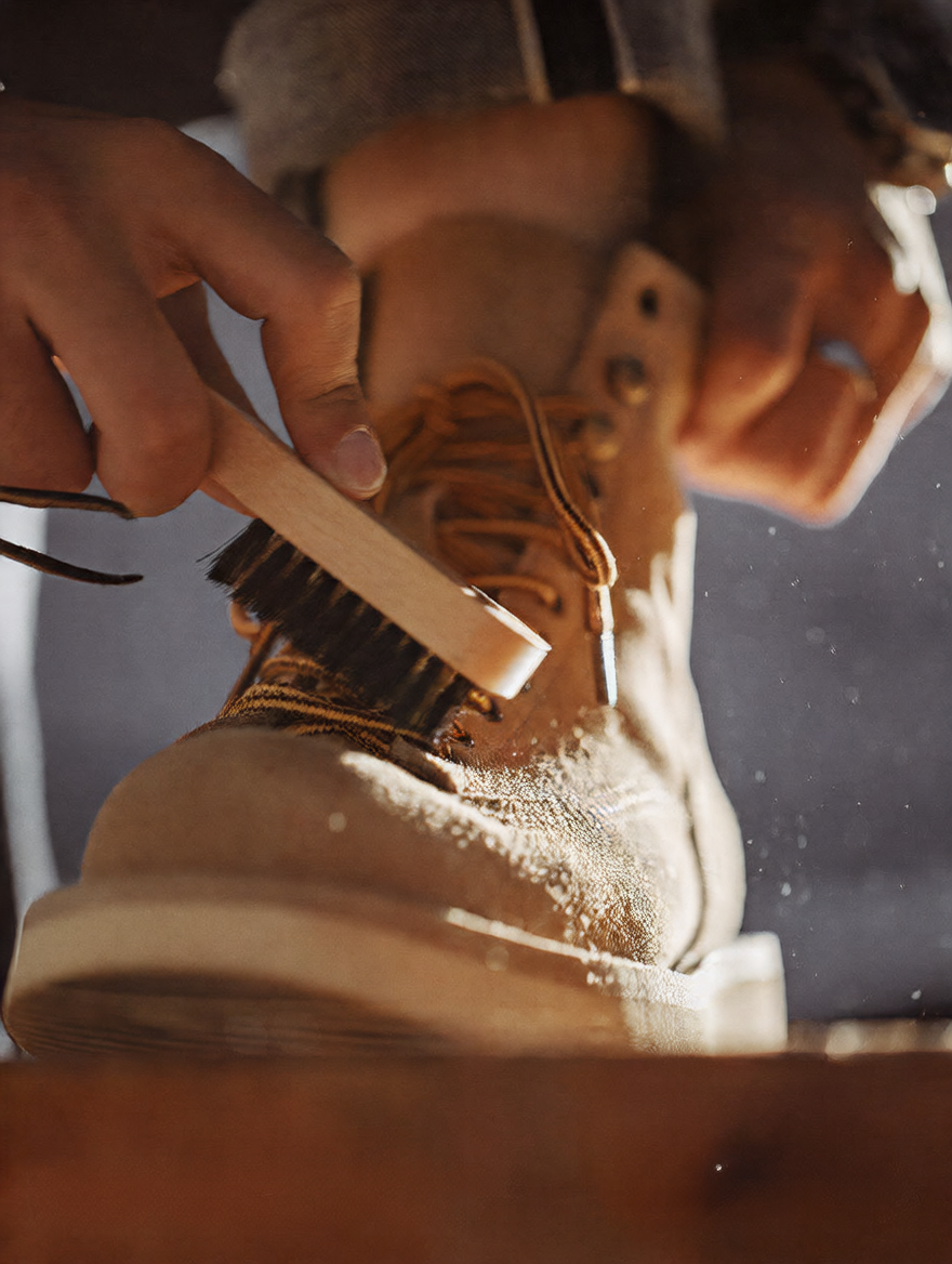Mens Suede Leather Tactical Boots
