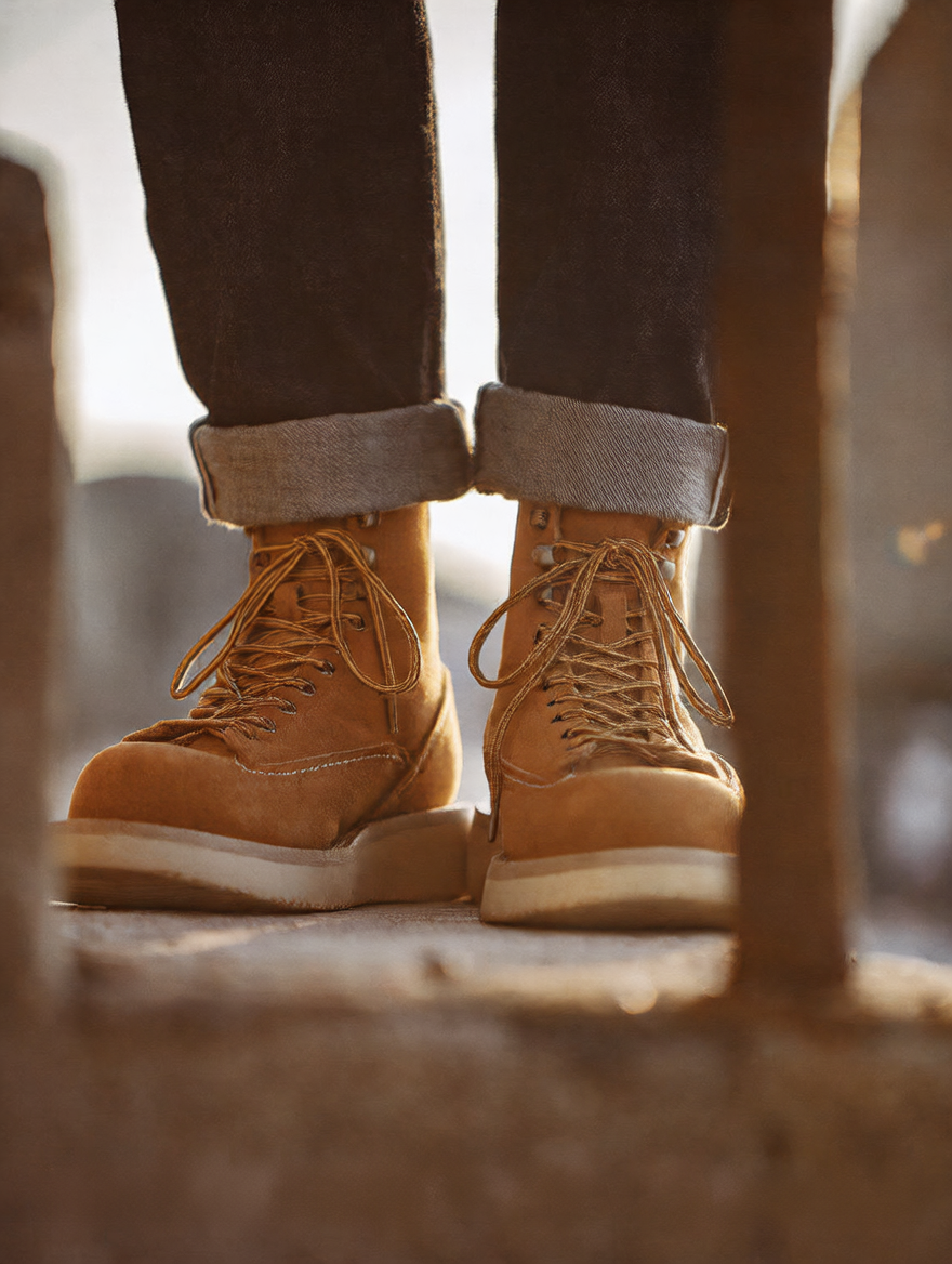Mens Suede Leather Tactical Boots