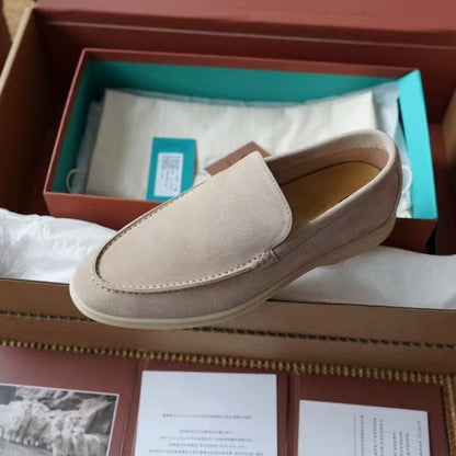 Mens Suede Slip-On Loafers