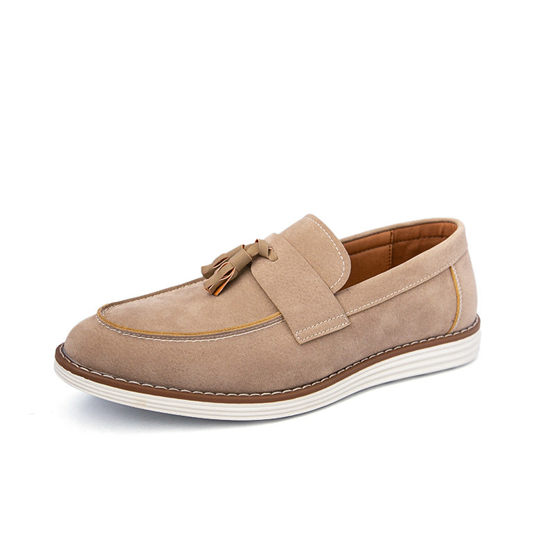 Mens Suede Slip-On Loafers