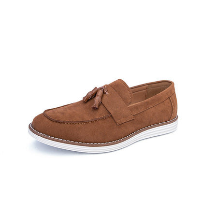 Mens Suede Slip-On Loafers