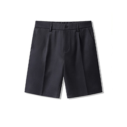 Mens Suit Shorts Comfortable Draped Trousers